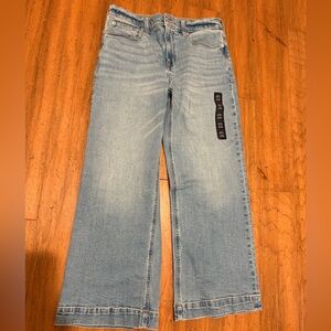 Classic Wide-Leg Jeans in Light Blue